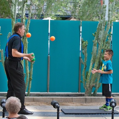 interactive juggler